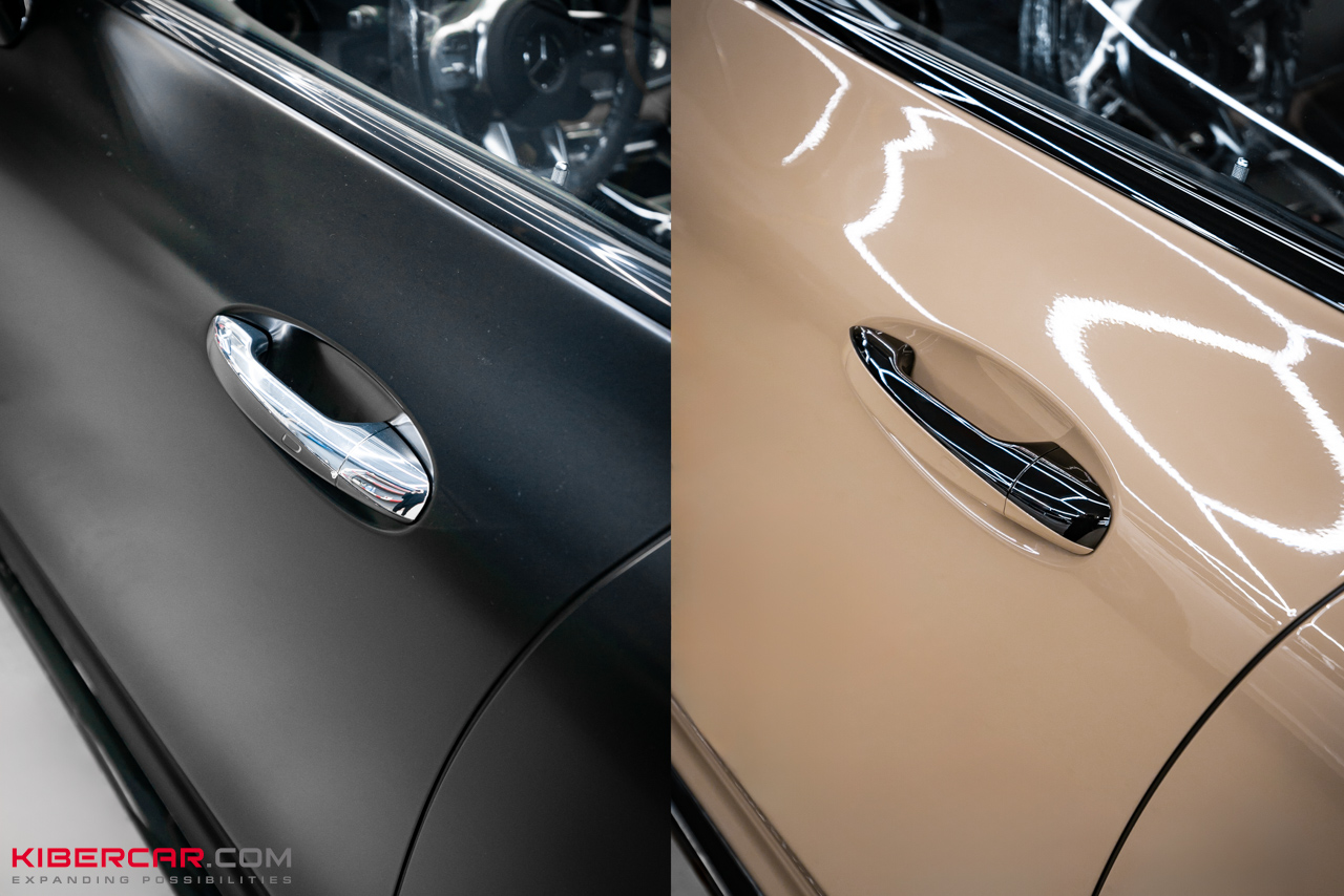 Mercedes-Benz AMG GT: оклейка в цветную полиуретановую пленку