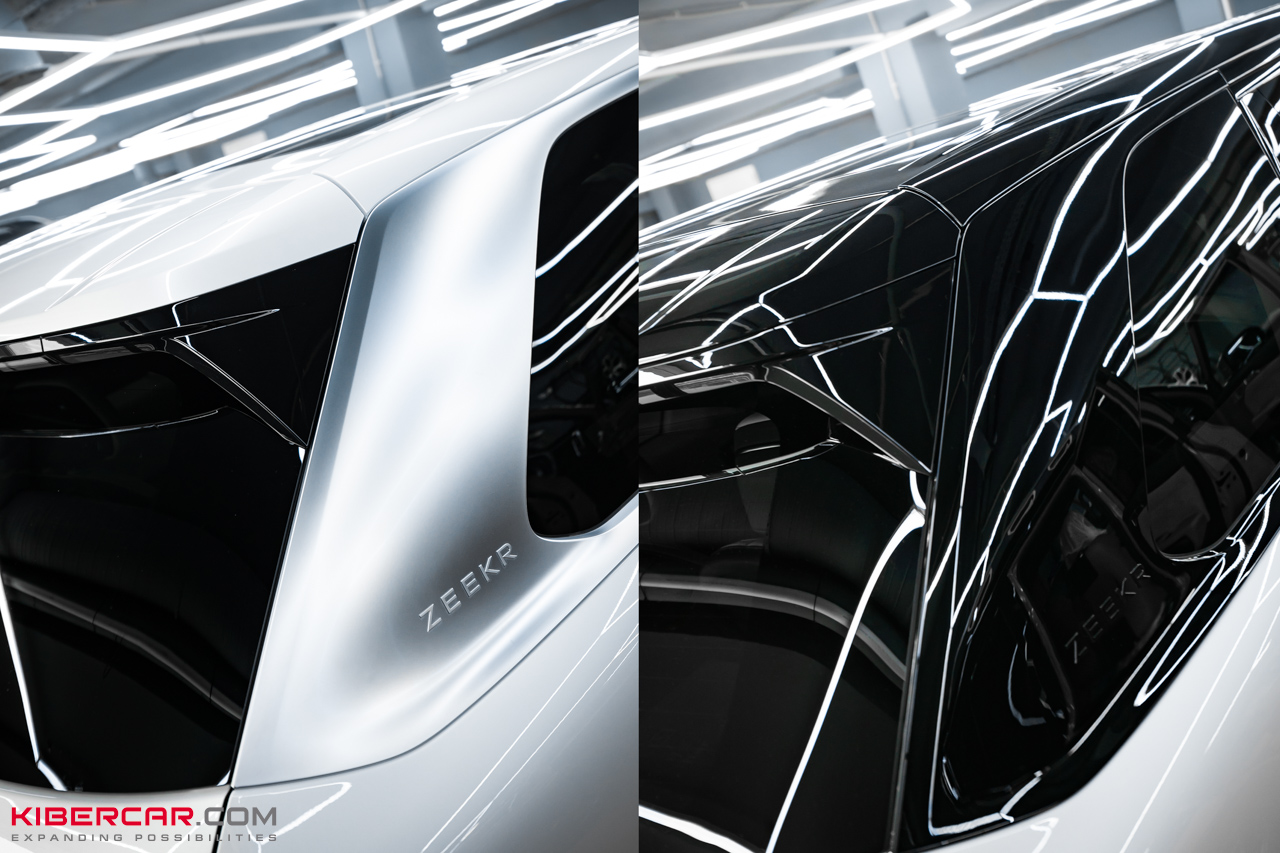 Антихром и оклейка Zeekr 9X: игра контрастов и надежная защита