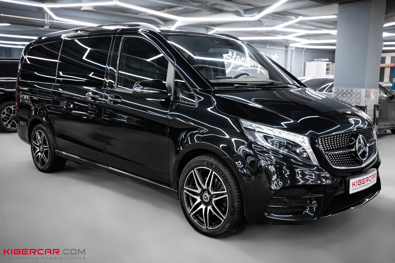 Реставрация сидения на Mercedes-Benz V-Класс после глубокой химчистки