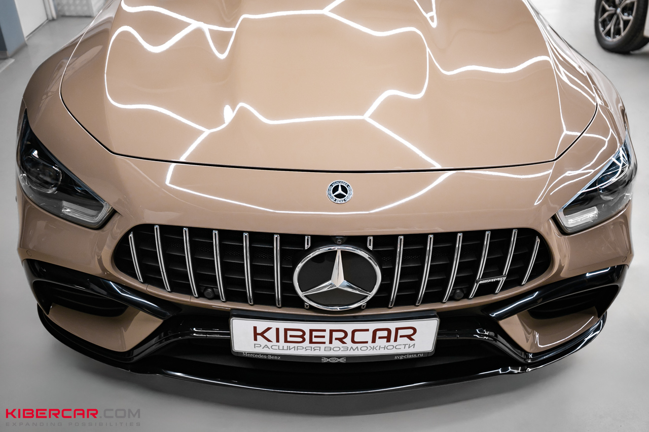 Mercedes-Benz AMG GT: оклейка в цветную полиуретановую пленку