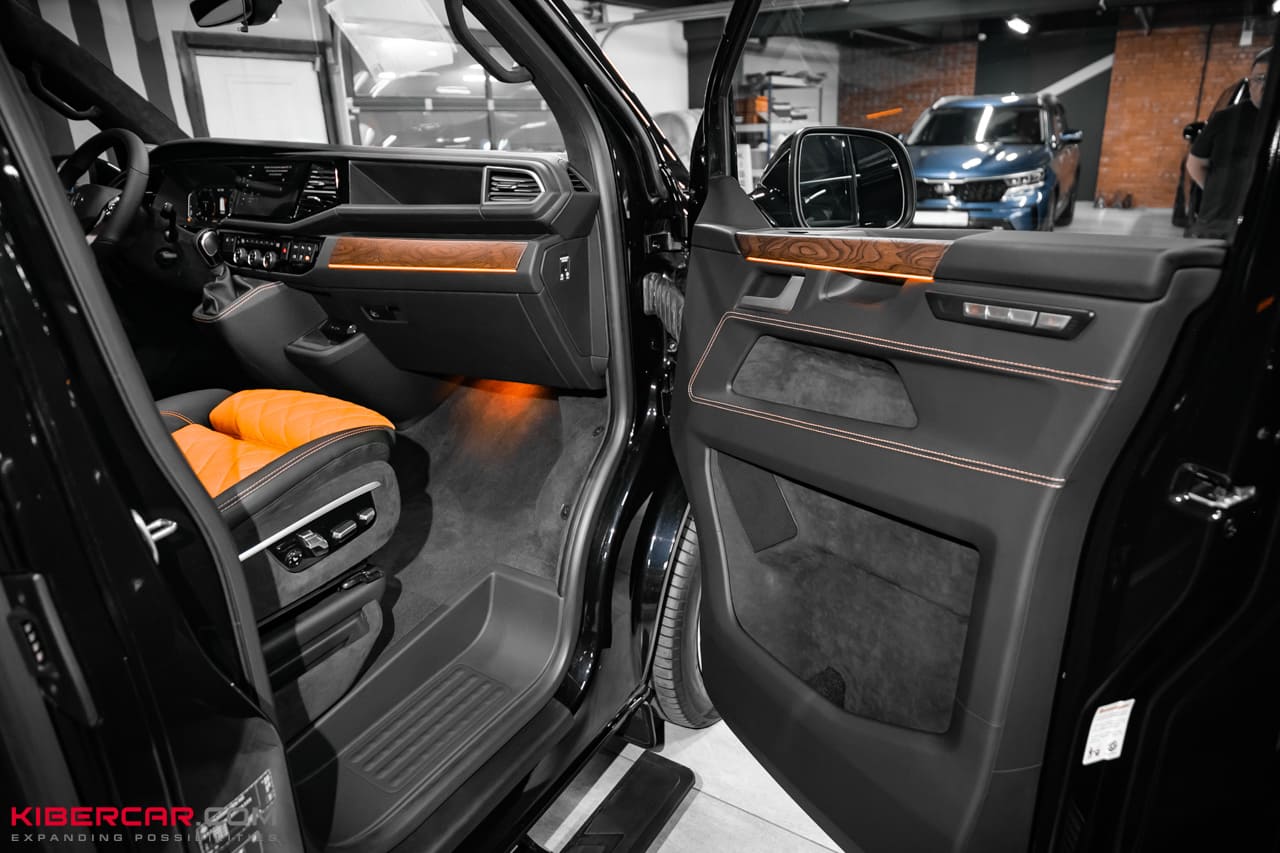 Перешив салона и руля Volkswagen Multivan: комфорт, стиль и новая конфигурация интерьера