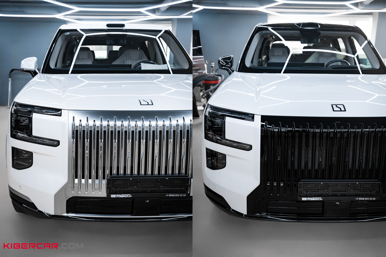 Антихром и оклейка Zeekr 9X: игра контрастов и надежная защита