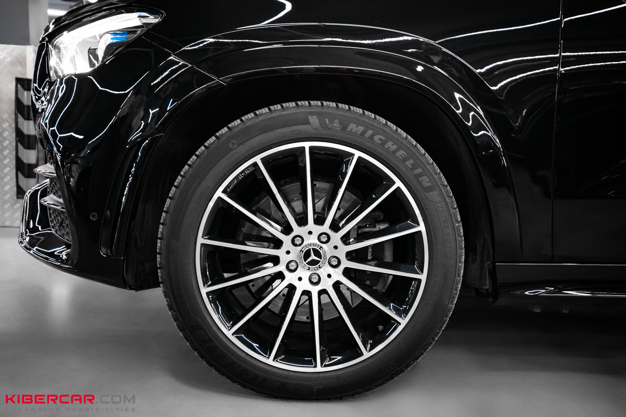 Покраска дисков с алмазной проточкой на Mercedes-Benz GLE