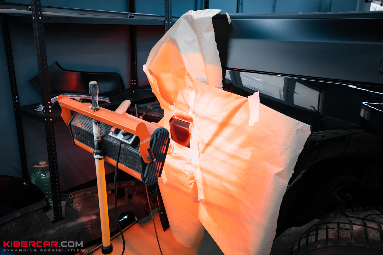 Восстановление кузова RAM 1500 после повреждений