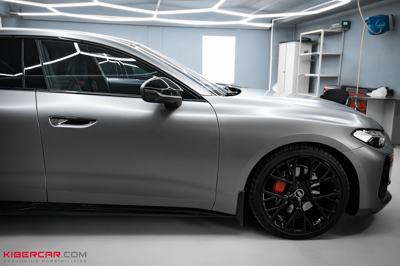 Оклейка Audi A5 в матовую полиуретановую пленку