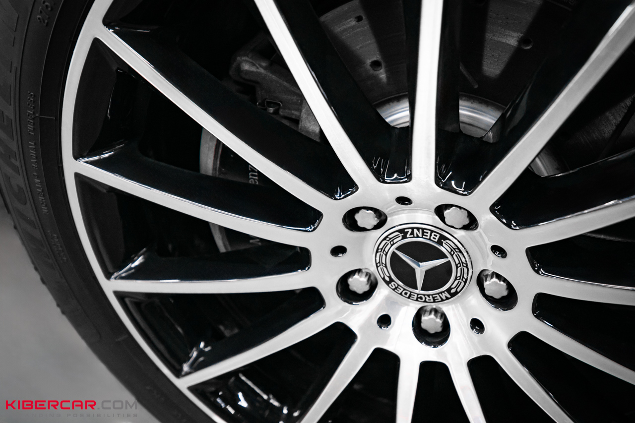 Покраска дисков с алмазной проточкой на Mercedes-Benz GLE