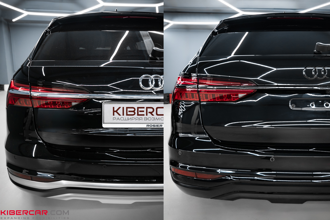 Audi A6: внешний тюнинг «антихром»