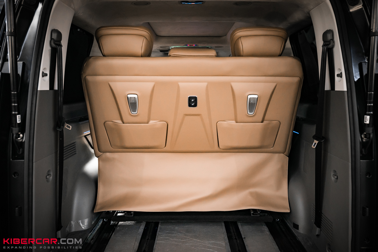Установка многофункционального дивана и перешив на Hyundai Staria