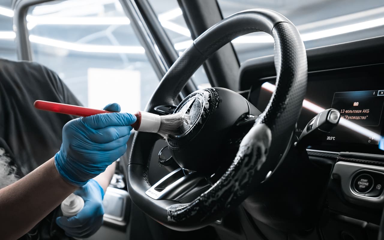 Химчистка салона и нанесение керамики на кожу Mercedes-Benz G-Класс