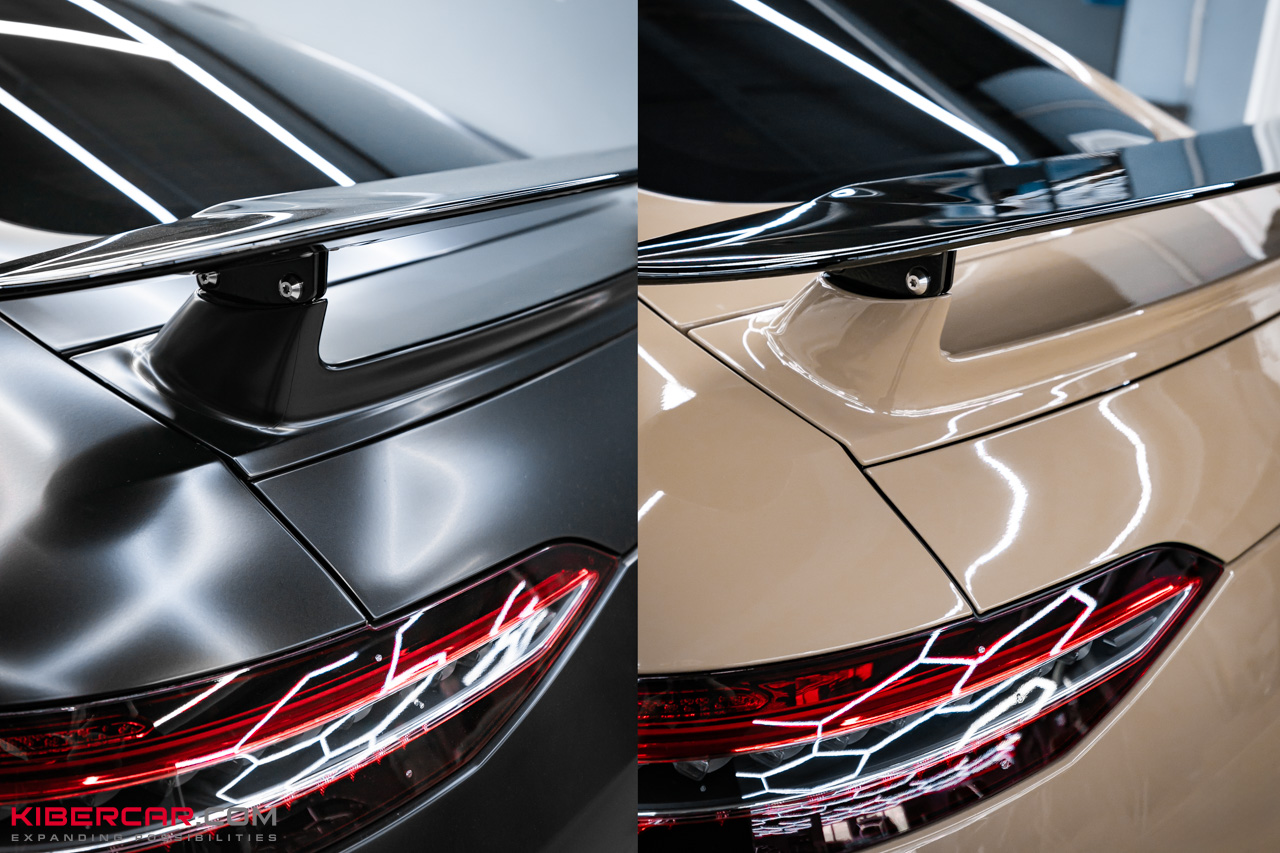 Mercedes-Benz AMG GT: оклейка в цветную полиуретановую пленку