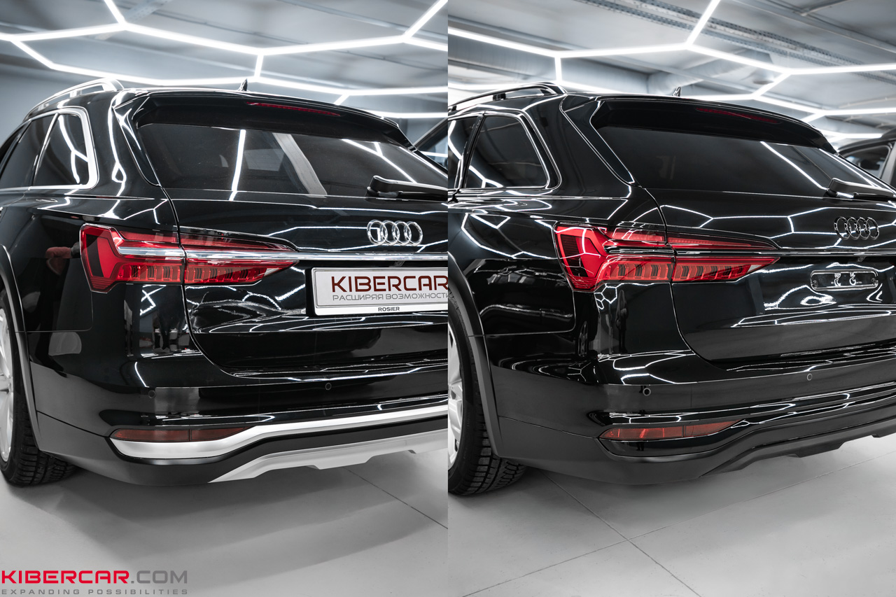 Audi A6: внешний тюнинг «антихром»