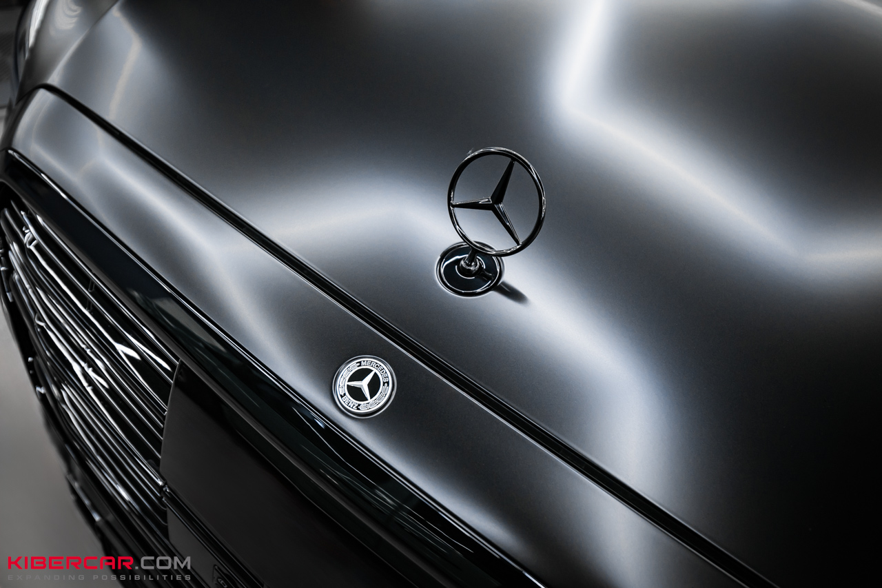 Mercedes-Benz S-класс в новом образе: матовая полиуретановая пленка и керамика