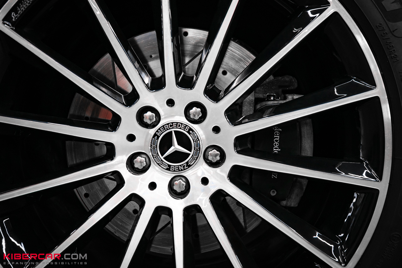 Покраска дисков с алмазной проточкой на Mercedes-Benz GLE