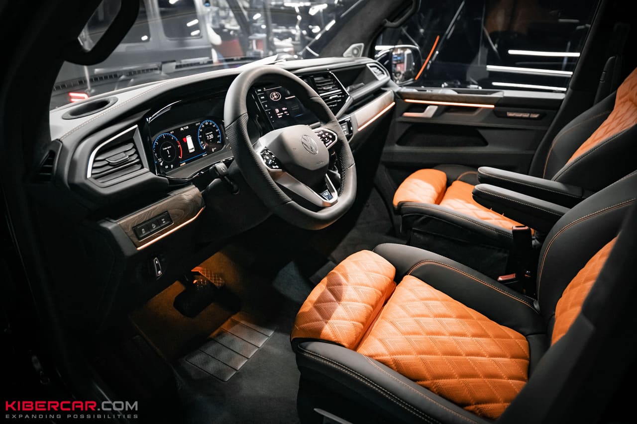 Перешив салона и руля Volkswagen Multivan: комфорт, стиль и новая конфигурация интерьера