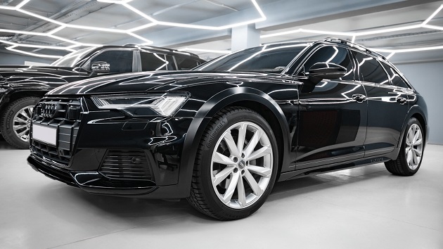 Audi A6: внешний тюнинг «антихром»