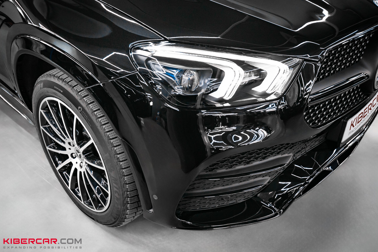 Покраска дисков с алмазной проточкой на Mercedes-Benz GLE