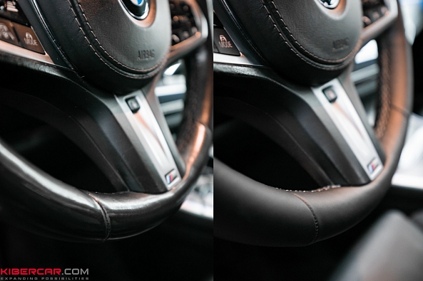 Перешив салона и перетяжка руля