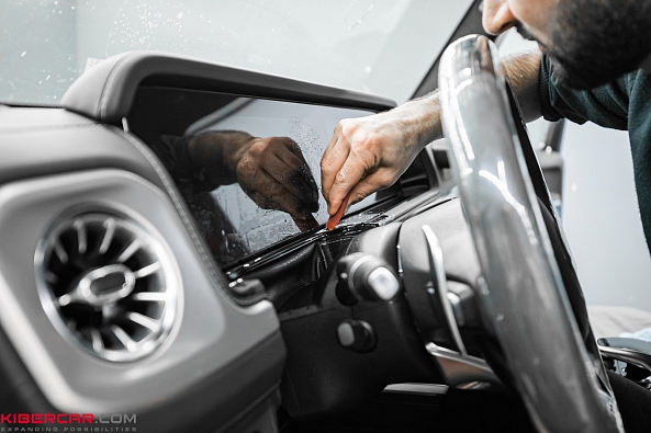 Оклейка декоративных элементов салона